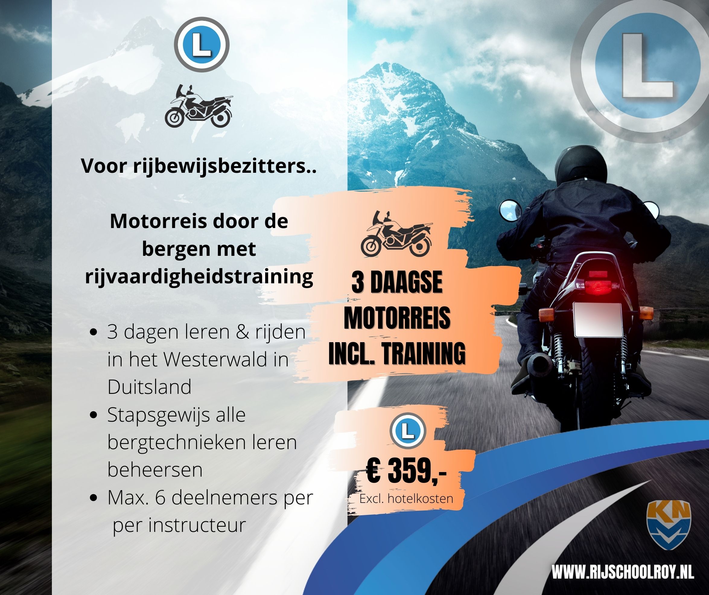 MOTORREIS INCL TRAINING MOTORREIS INCL TRAINING