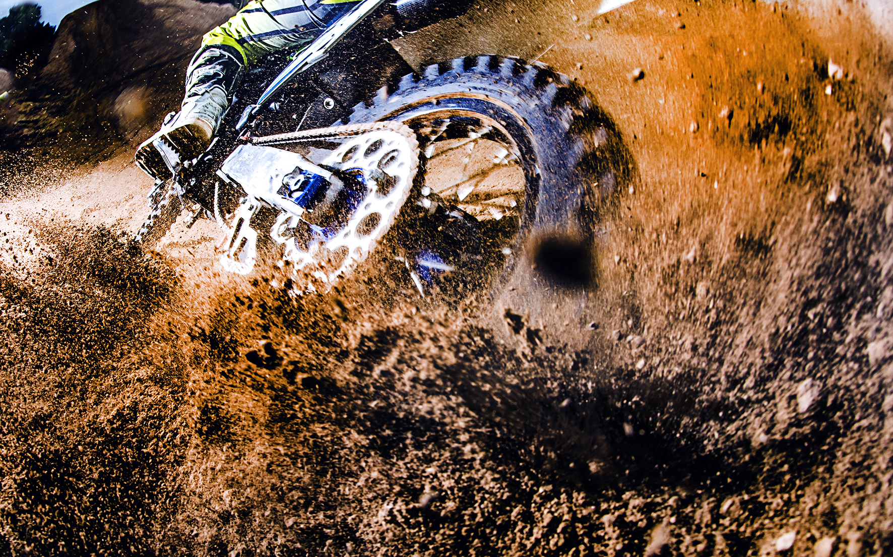 Close Up Of Motocross Wheel Close Up Of Motocross Wheel